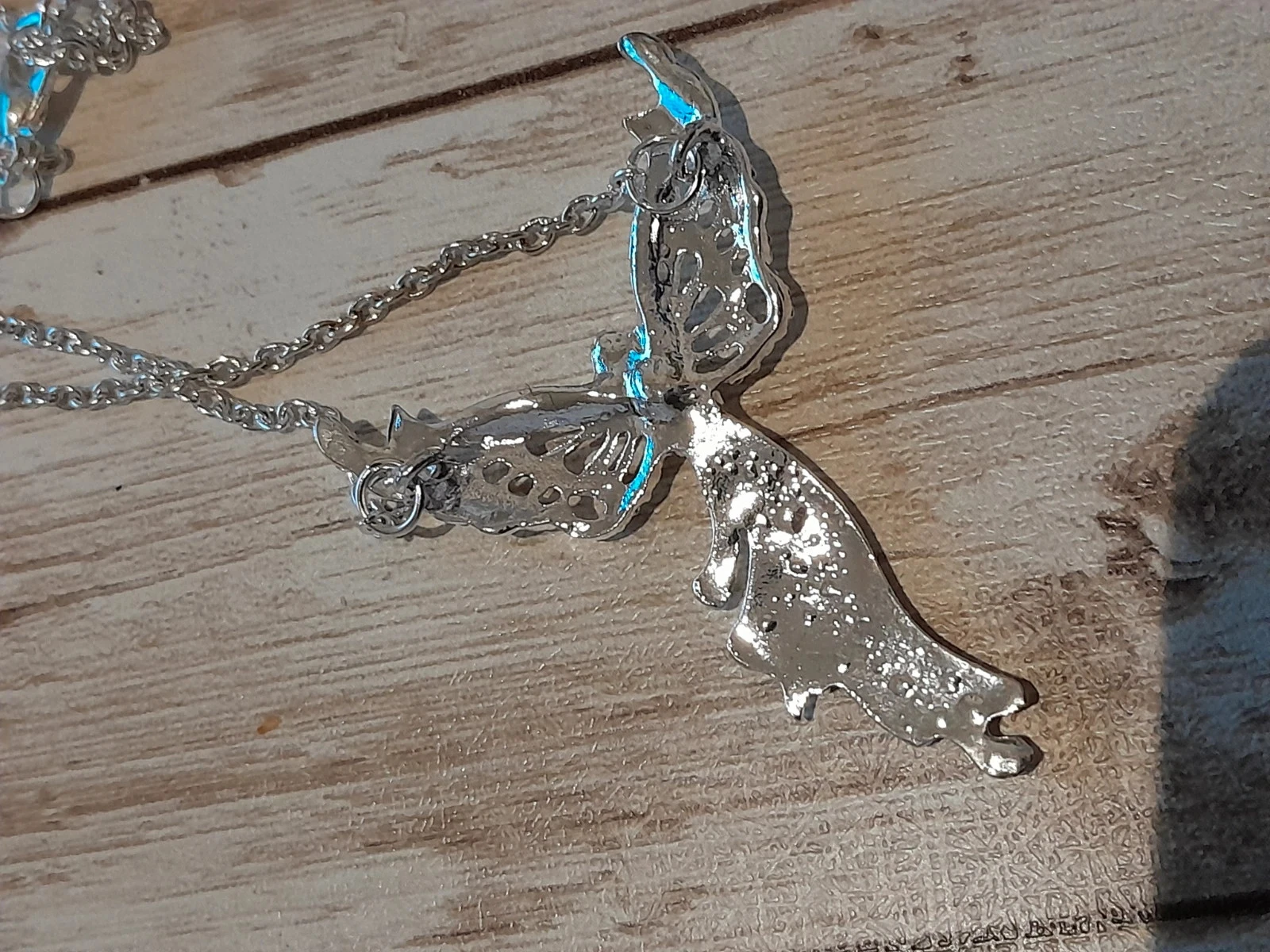 Colar com Anjo, cor prateada – photo 4